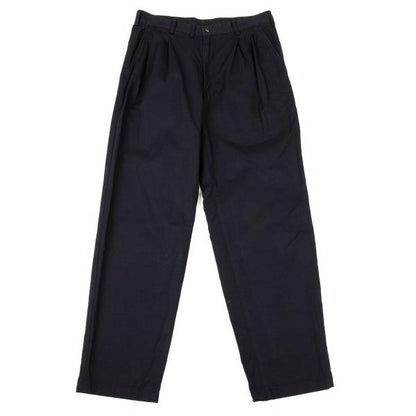 Papas Cotton Linen Tapered Pants Navy Size 46S