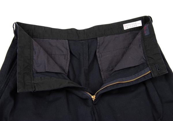 Papas Cotton Linen Tapered Pants Navy Size 46S