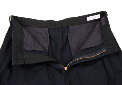 Papas Cotton Linen Tapered Pants Navy Size 46S