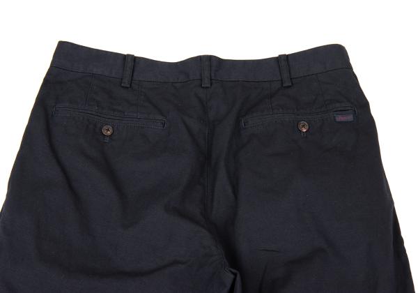 Papas Cotton Linen Tapered Pants Navy Size 46S