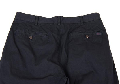 Papas Cotton Linen Tapered Pants Navy Size 46S