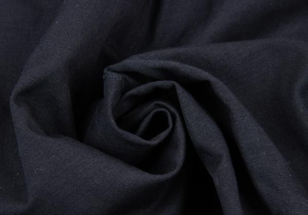 Papas Cotton Linen Tapered Pants Navy Size 46S