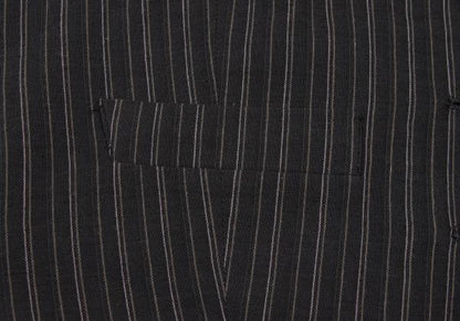 gigli Cotton Stripe Vest Gray Size 38M