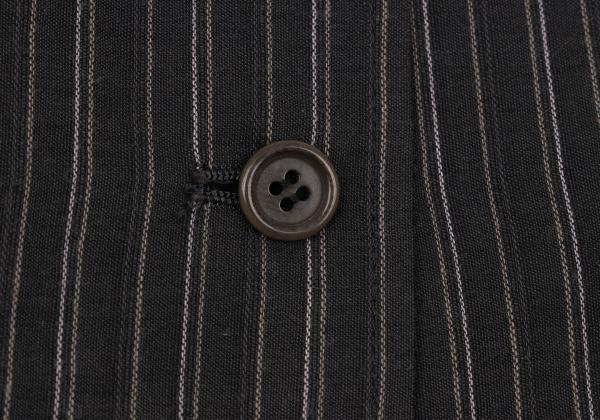 gigli Cotton Stripe Vest Gray Size 38M