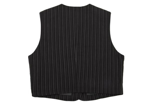 gigli Cotton Stripe Vest Gray Size 38M