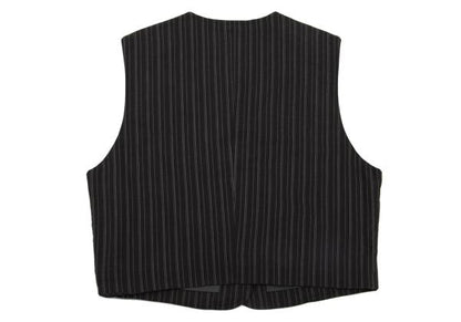 gigli Cotton Stripe Vest Gray Size 38M