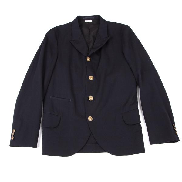 COMME des GARCONS HOMME PLUS Washed Jacket Blue Size XS