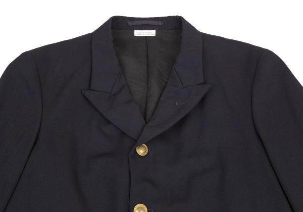 COMME des GARCONS HOMME PLUS Washed Jacket Blue Size XS