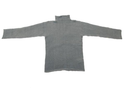 ISSEY MIYAKE Green Stretch Pleated Mock Neck Top Size M
