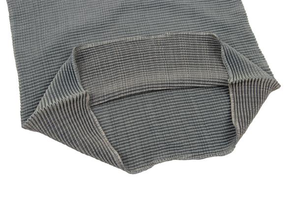 ISSEY MIYAKE Green Stretch Pleated Mock Neck Top Size M