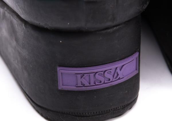 KISSA Glitter Heel Mary Jane Heels Black Size 24.5CM
