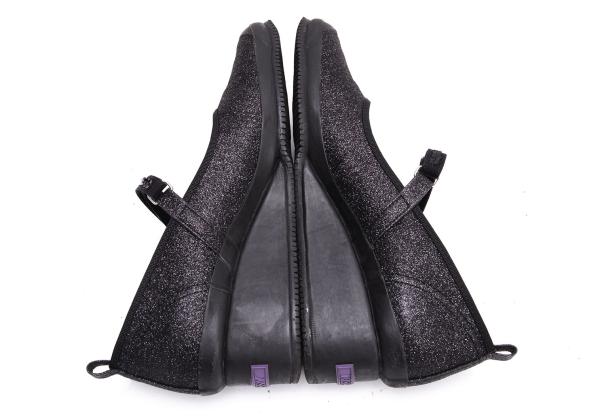 KISSA Glitter Heel Mary Jane Heels Black Size 24.5CM