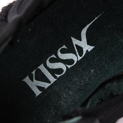 KISSA Black Loop Tweed Side Gore Sneakers Size 24CM