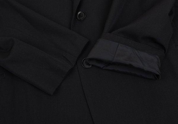 Yohji Yamamoto POUR HOMME 02SS Wool Jacket Black Size 3