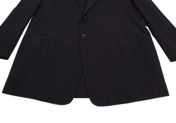 Yohji Yamamoto POUR HOMME 02SS Wool Jacket Black Size 3