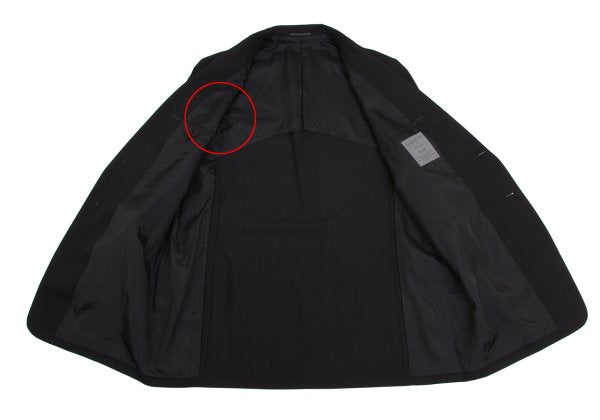 Yohji Yamamoto POUR HOMME 02SS Wool Jacket Black Size 3