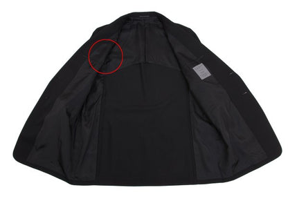 Yohji Yamamoto POUR HOMME 02SS Wool Jacket Black Size 3