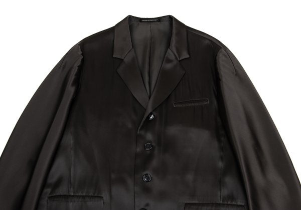 Yohji Yamamoto POUR HOMME Poly-Rayon Jacket Charcoal Size M