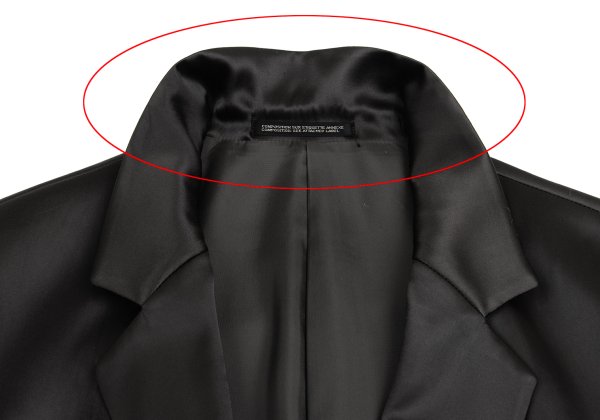 Yohji Yamamoto POUR HOMME Poly-Rayon Jacket Charcoal Size M