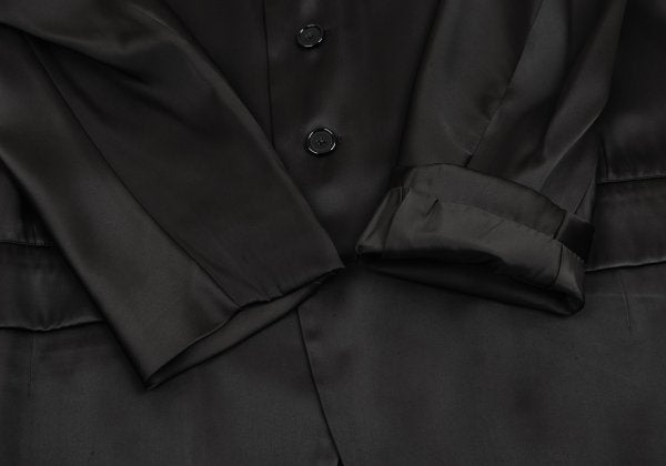 Yohji Yamamoto POUR HOMME Poly-Rayon Jacket Charcoal Size M