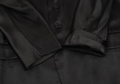 Yohji Yamamoto POUR HOMME Poly-Rayon Jacket Charcoal Size M
