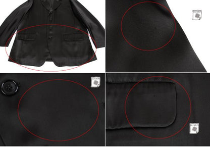 Yohji Yamamoto POUR HOMME Poly-Rayon Jacket Charcoal Size M