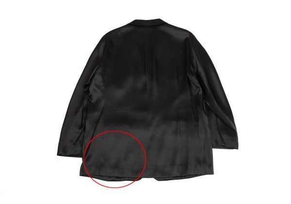 Yohji Yamamoto POUR HOMME Poly-Rayon Jacket Charcoal Size M