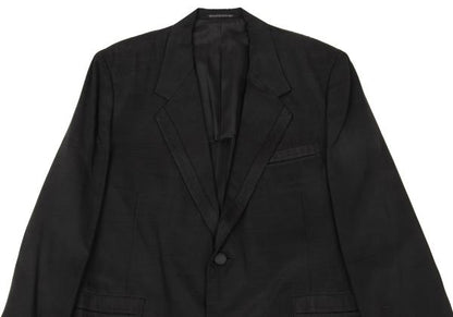 Yohji Yamamoto POUR HOMME 03SS Silk Jacket Black Size 3