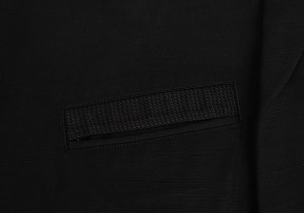 Yohji Yamamoto POUR HOMME 03SS Silk Jacket Black Size 3