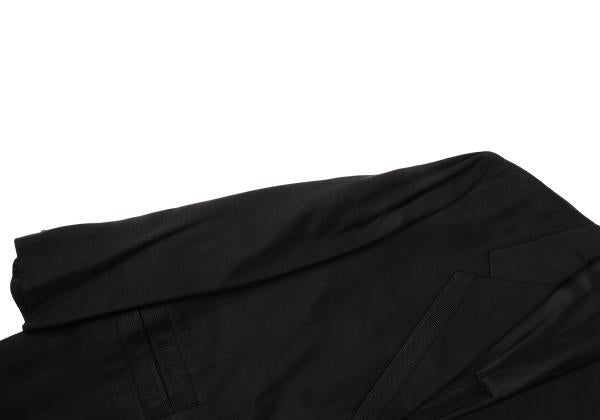Yohji Yamamoto POUR HOMME 03SS Silk Jacket Black Size 3