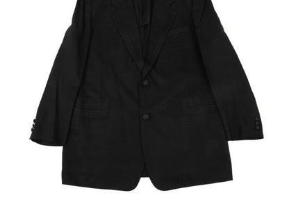 Yohji Yamamoto POUR HOMME 03SS Silk Jacket Black Size 3