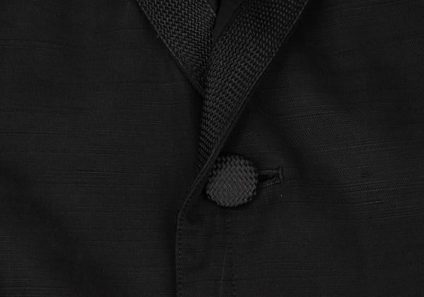 Yohji Yamamoto POUR HOMME 03SS Silk Jacket Black Size 3