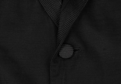 Yohji Yamamoto POUR HOMME 03SS Silk Jacket Black Size 3