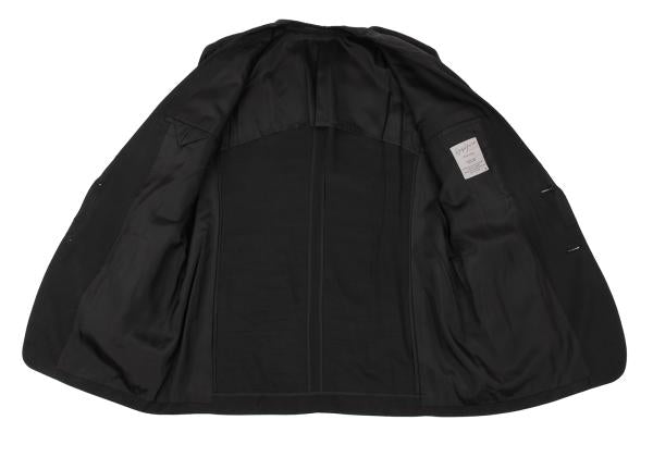 Yohji Yamamoto POUR HOMME 03SS Silk Jacket Black Size 3