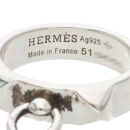 HERMES Collier de Chien PM .925 Silver Ring Size ONE SIZE