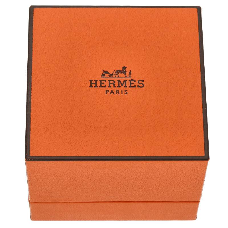 HERMES Collier de Chien PM .925 Silver Ring Size ONE SIZE