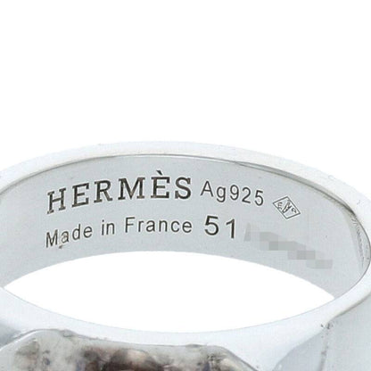 HERMES Collier de Chien PM .925 Silver Ring Size ONE SIZE