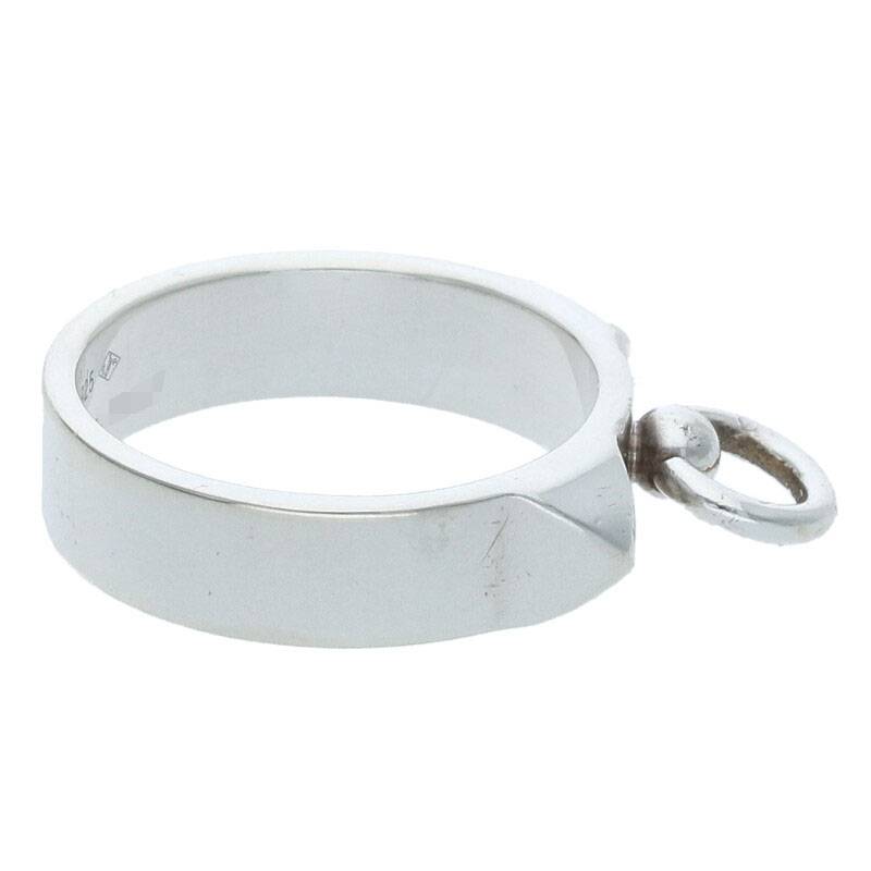 HERMES Collier de Chien PM .925 Silver Ring Size ONE SIZE