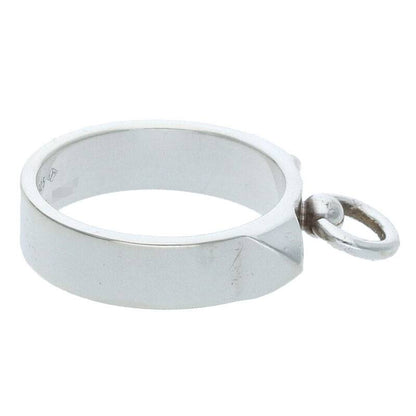 HERMES Collier de Chien PM .925 Silver Ring Size ONE SIZE
