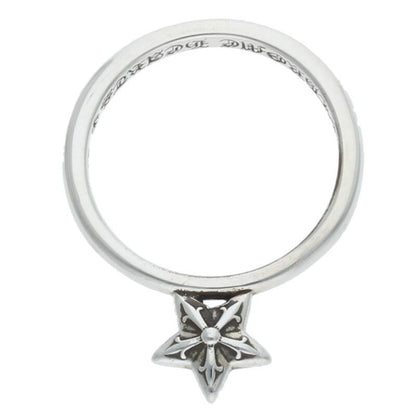 Chrome Hearts BUBBLGM STAR 925 Silver Ring Size US 3