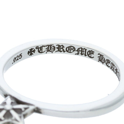 Chrome Hearts BUBBLGM STAR 925 Silver Ring Size US 4