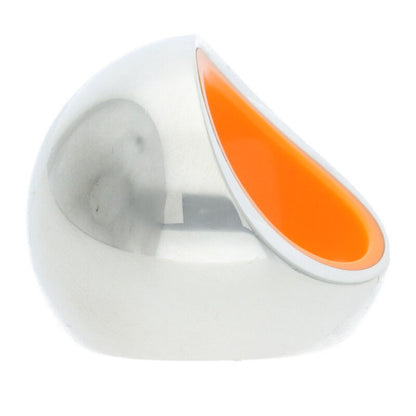 HERMES Quark Cocktail Silver Ring Size ONE SIZE