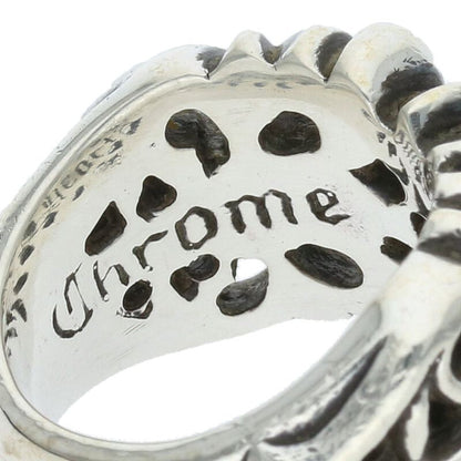 Chrome Hearts K&T 925 Silver Ring Size US 5