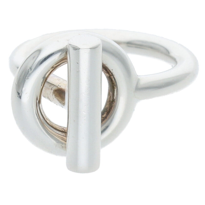 HERMES Echappe GM Silver Ring Size ONE SIZE