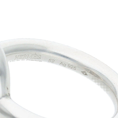 HERMES Echappe GM Silver Ring Size ONE SIZE