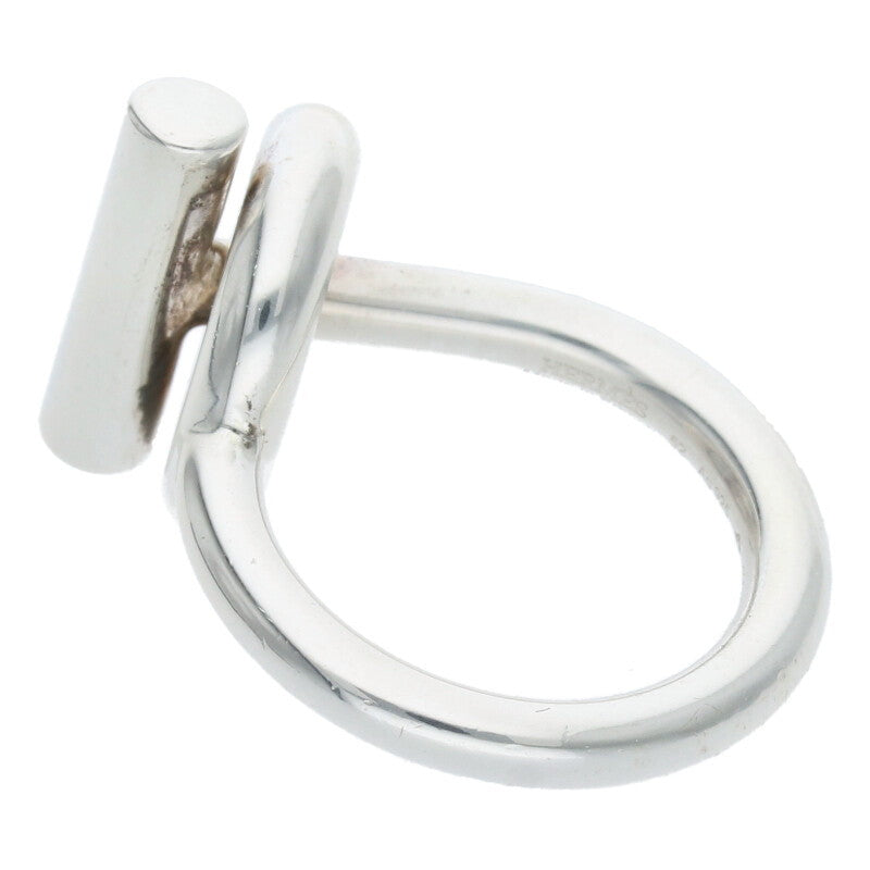 HERMES Echappe GM Silver Ring Size ONE SIZE