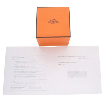 HERMES Echappe GM Silver Ring Size ONE SIZE