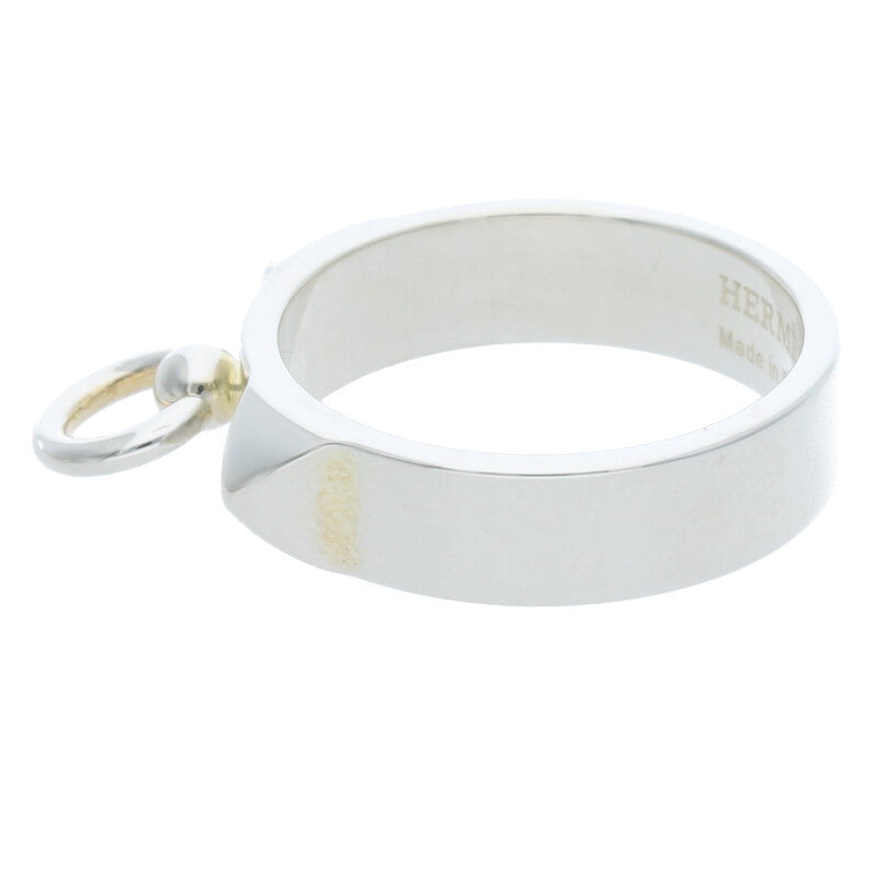 HERMES Collier de Chien PM Silver Ring Size ONE SIZE