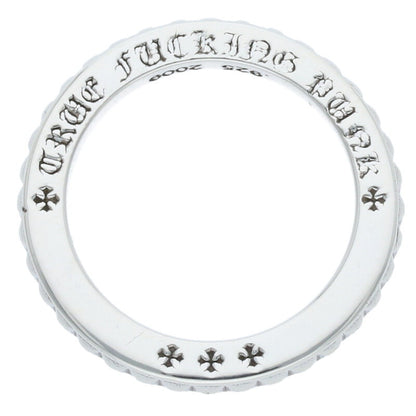 Chrome Hearts TFP PNK JVI Silver Ring Size US 6 (Silver 4.30g)