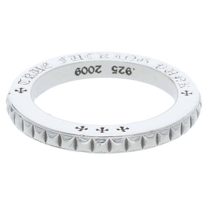 Chrome Hearts TFP PNK JVI Silver Ring Size US 6 (Silver 4.30g)